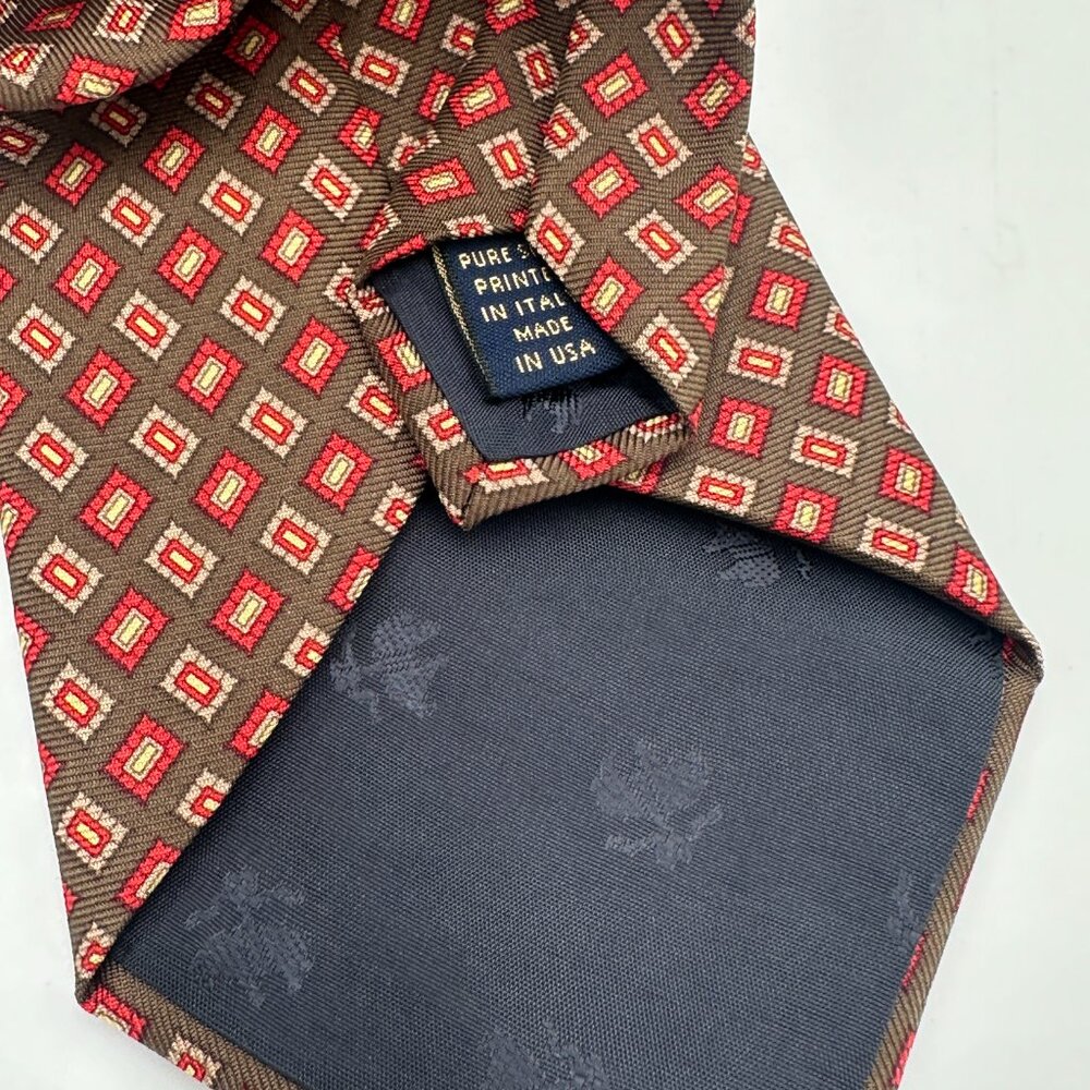 Brooks Brothers Makers Geometric Pattern Silk Nec… - image 4